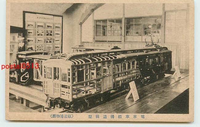 V5699●東京 鉄道博物館 車体構造模型【絵葉書】_画像1