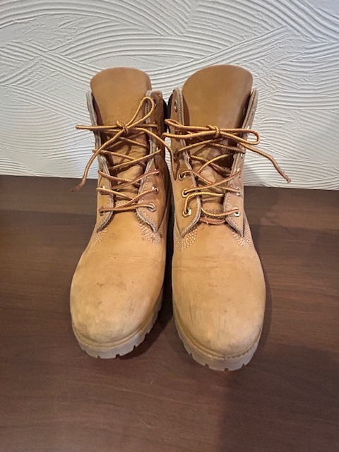 ティンバーランド　Timberland　定番　イエローブーツ　ワークブーツ　レディース　US7　JP24　中古_画像2