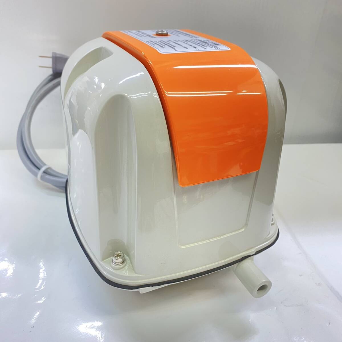 送料無料g29211 安永エアポンプ ap-60p 100v 50-60hz 無給油 屋外仕様 浄化槽エアーポンプ ap型 取扱説明書付き ブロワー 観賞魚 水槽 2022の画像4