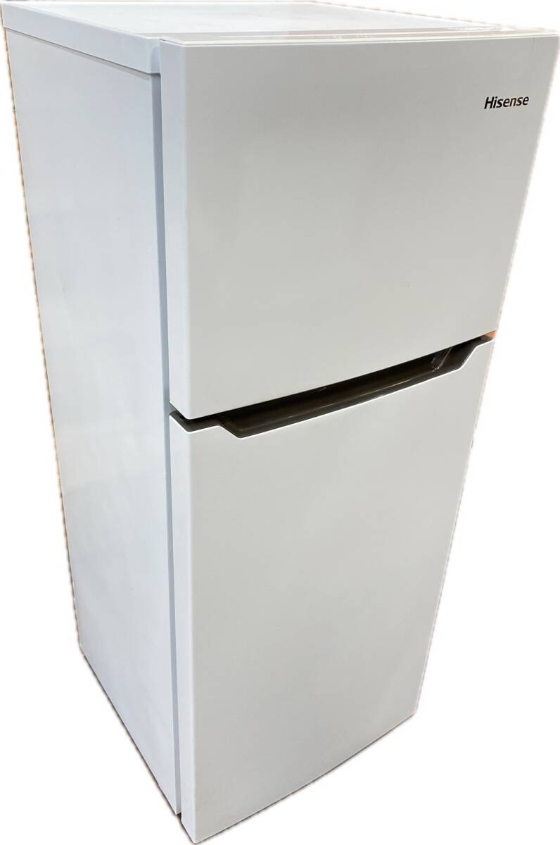 送料無料g30590 Hisense ハイセンス HR-B12C 2ドア冷凍冷蔵庫 120L 2020年 一人暮らし 単身 生活家電_画像1