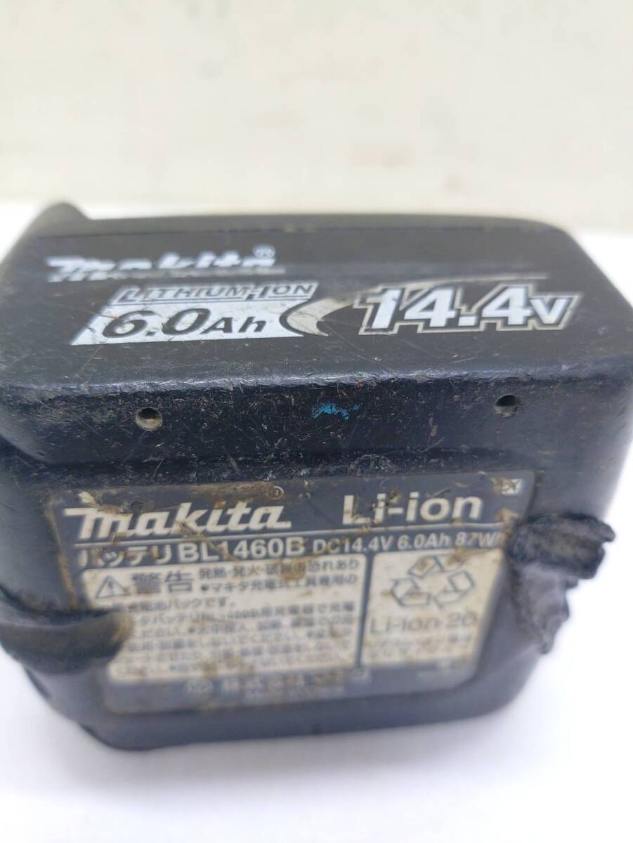 送料無料g30212 makita マキタ 純正 BL1460B 14V 6.0Ah リチウムイオン バッテリ 残量表示付き 電動工具 大工道具 DIY 訳ありの画像8