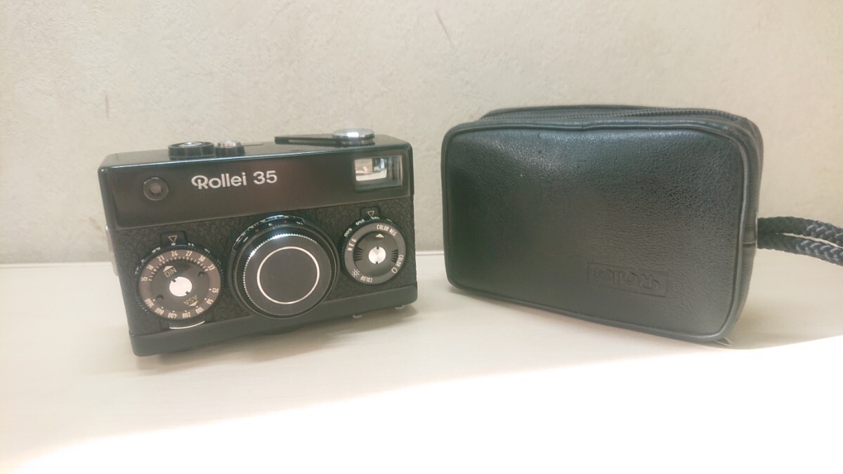 2021年 3月 メンテナンス済み Rollei 35 ローライ コンパクトカメラ ブラック 黒 コンパクト フィルムカメラの画像1