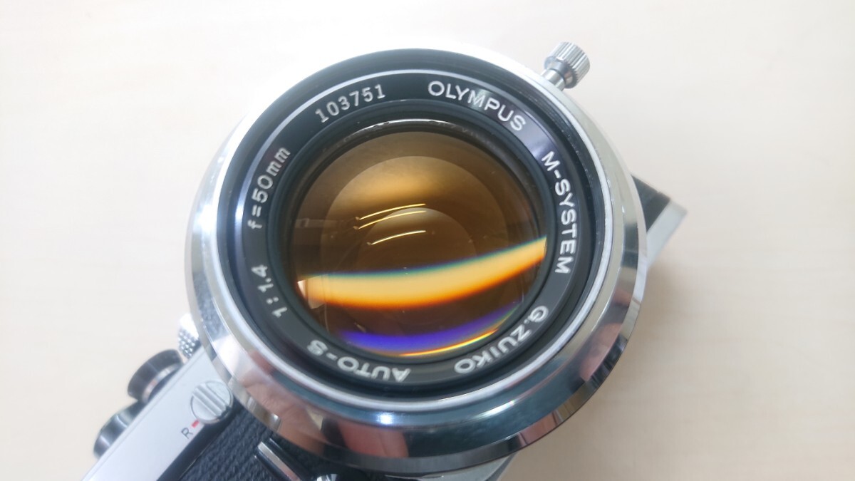 OLYMPUS オリンパス M-1 一眼レフカメラ ボディ M-SYSTEM G.ZUIKO AUTO-S 1:1.4 f=50mm レンズ フィルム カメラの画像8