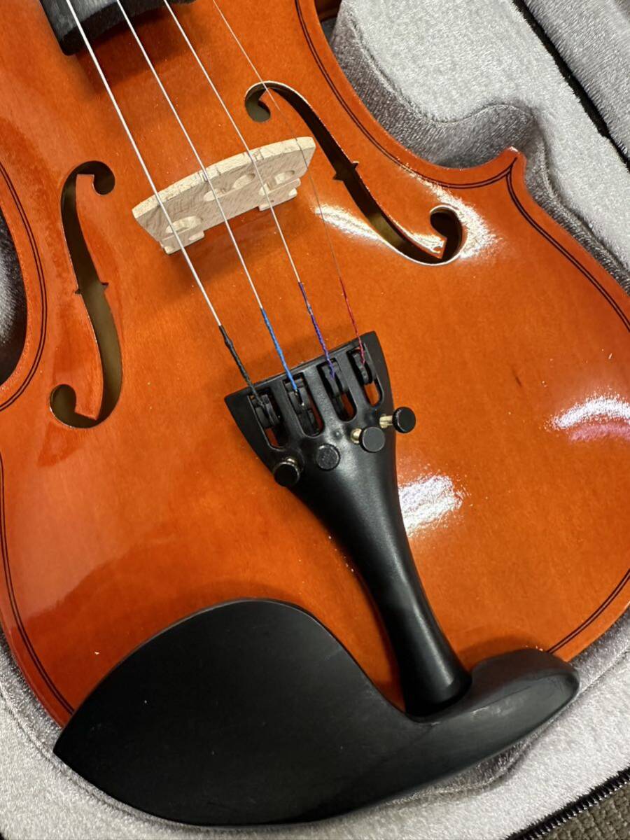 メーカー無し バイオリン 弓 ケース付き 練習用の画像3