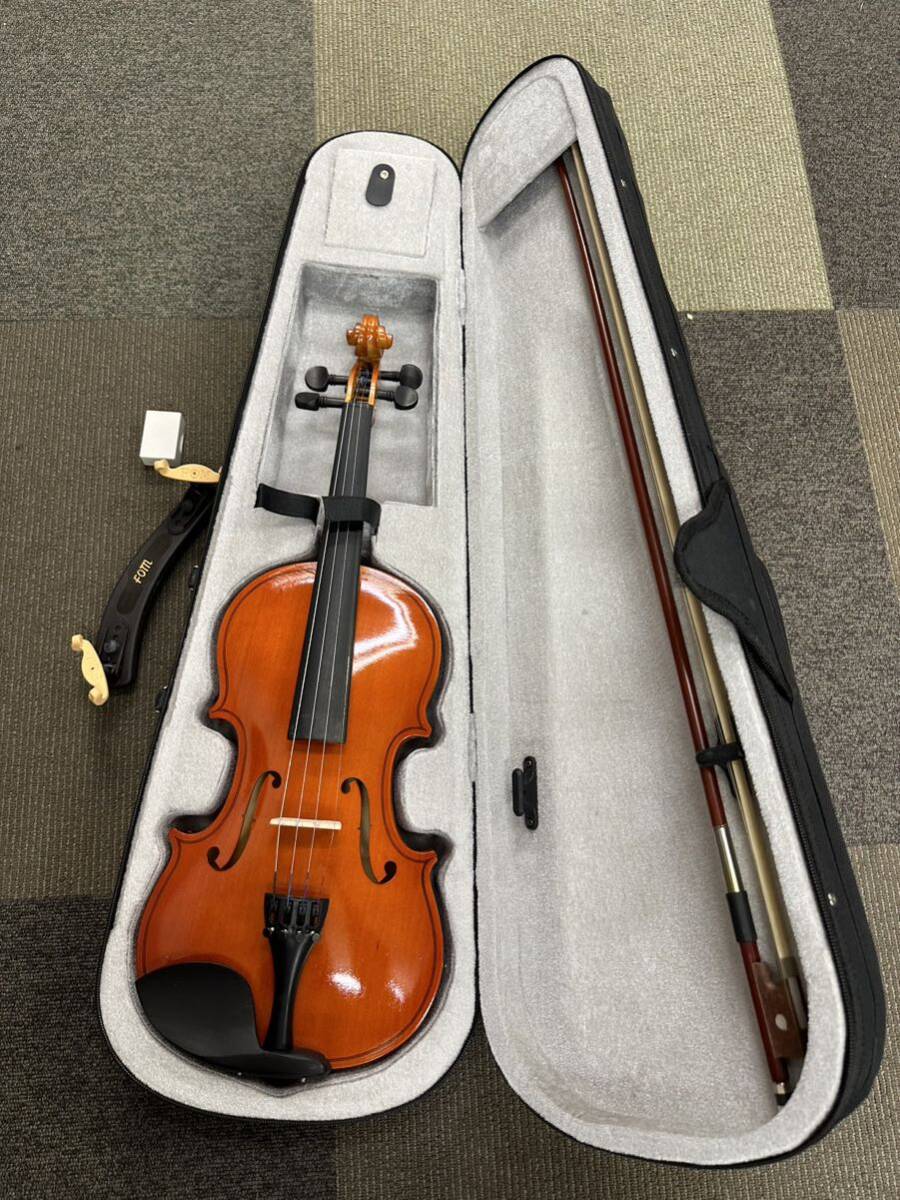 メーカー無し バイオリン 弓 ケース付き 練習用の画像1