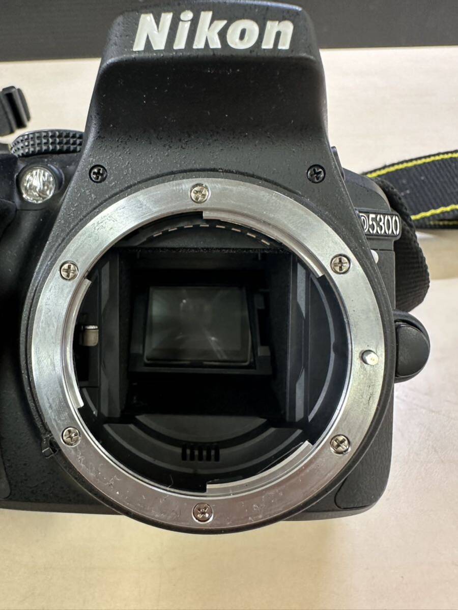 Nikon ニコン D5300 デジタル一眼レフカメラ ボディ 18-55mm 1:3.5-5.6G Ⅱ 55-200mm 1:4-5.6G ED ダブルズームキット の画像5