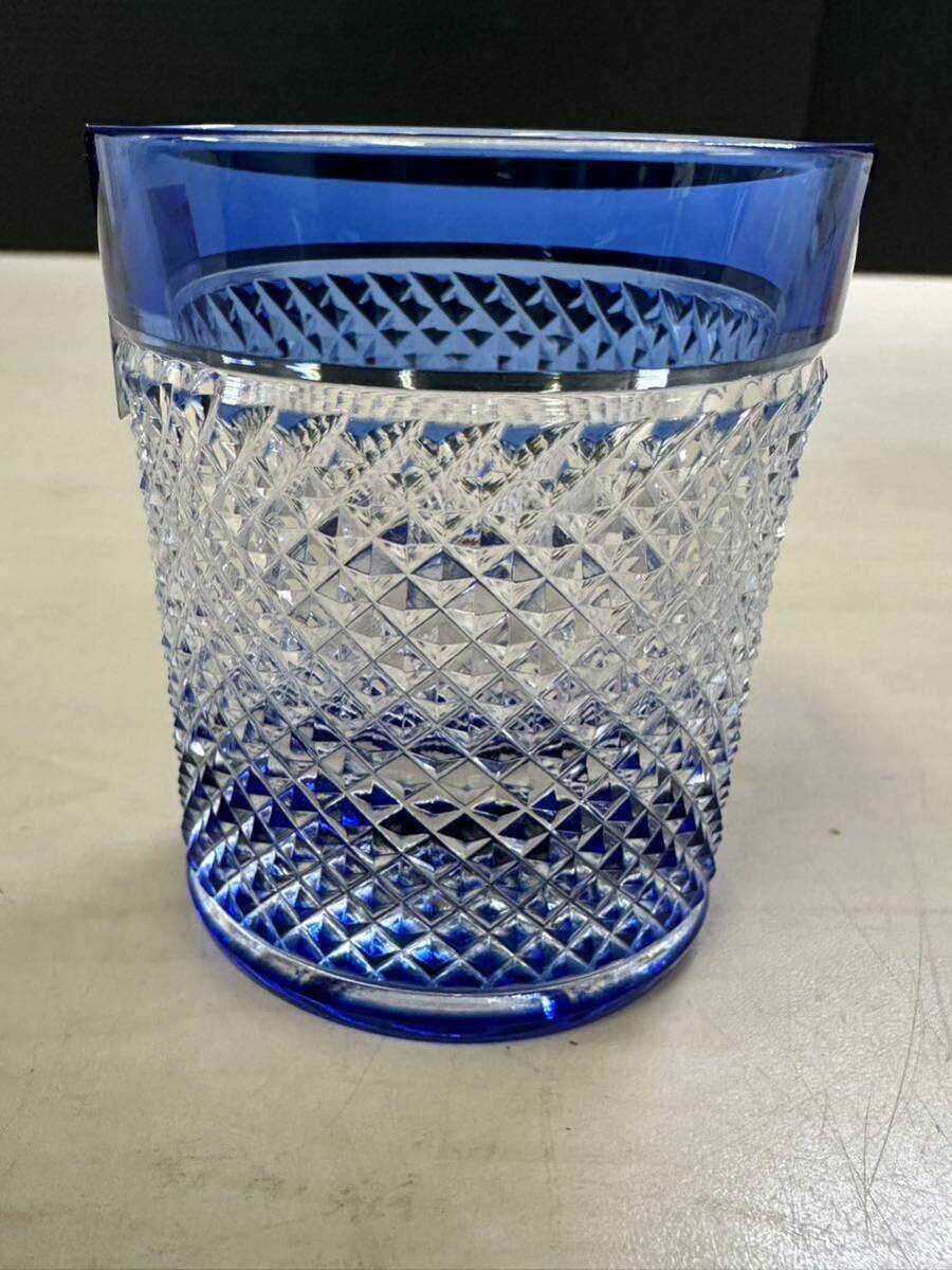 江戸切子 KAGAMI CRYSTAL カガミグラス 懐石杯グラス 箱付きの画像3