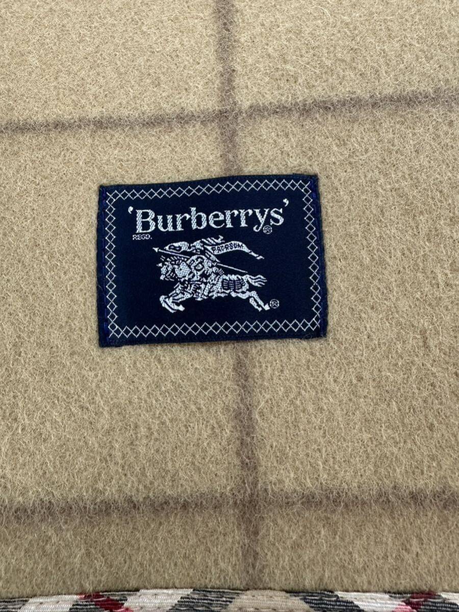 Burberry's バーバリーズ 西川産業 毛布 毛 100% 140cm×200cmの画像2