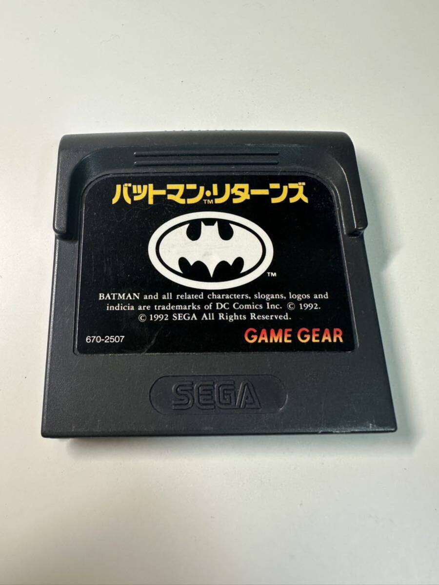 GAME GEAR ゲームギア バットマン リターンズ ソフト 現状品の画像1