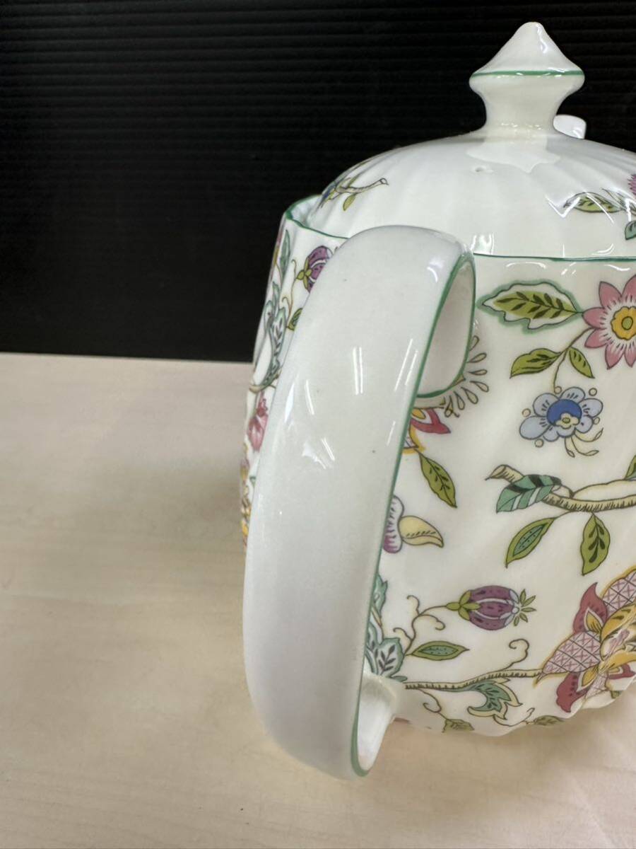 MINTON ミントン HADDON HALL ハドンホール 花柄 ティーポット 陶器 の画像4