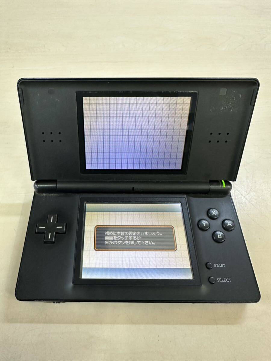 Nintendo ニンテンドー DS Lite USG-001 ブラック ホワイト 2点セット 一部難あり_画像4