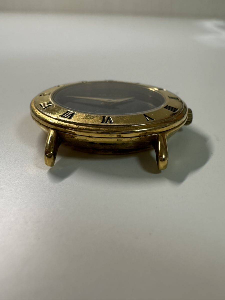 GUCCI グッチ QZ ゴールドカラー 黒文字盤 3000.2L 非稼働品 フェイスのみ レディース 腕時計の画像6