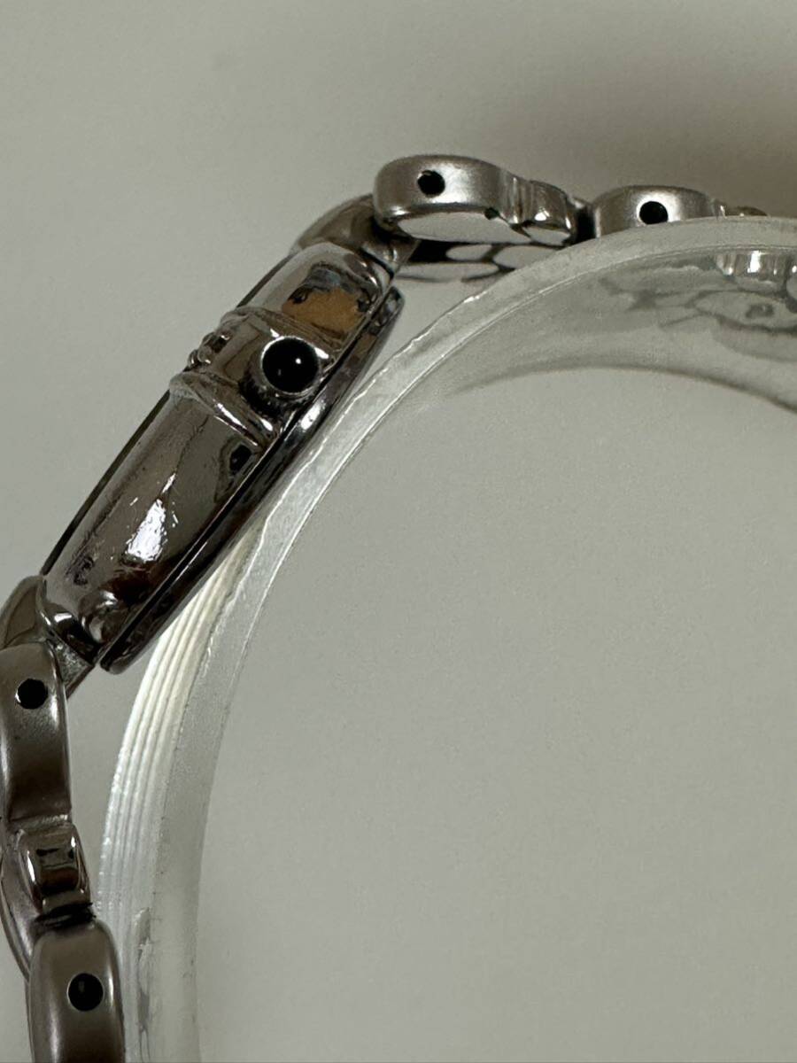 SEIKO セイコー QZ 1F20-6B60 エクセリーヌ ダイヤ付 シェル文字盤 レディース腕時計 稼働品 の画像4