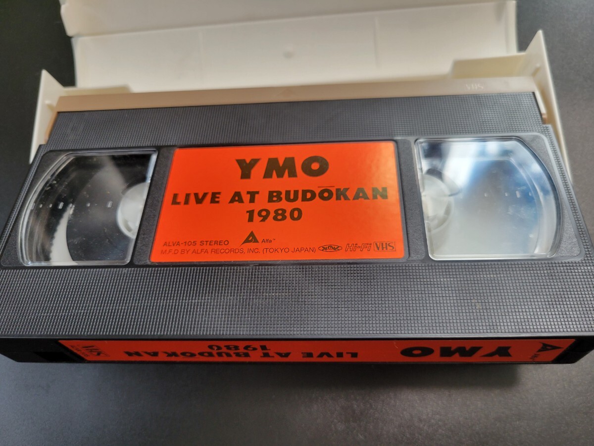 YMO (坂本龍一 高橋幸宏 細野泰臣)「LIVE AT BUDOKAN 1980」武道館 VHSビデオ 0905の画像3