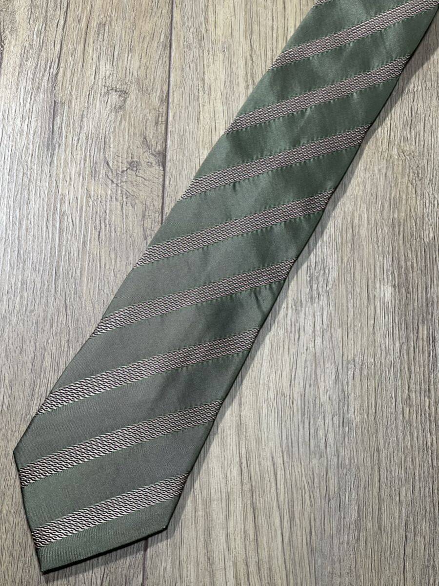  beautiful goods "PRADA" Prada stripe brand necktie 404054