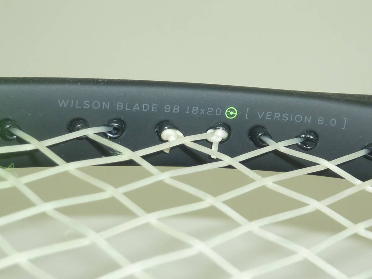 Wilson BLADE V6 硬式テニスラケット 18×20 ｖ6.0 カウンターベール（カウンターヴェール）　ウィルソン_画像8