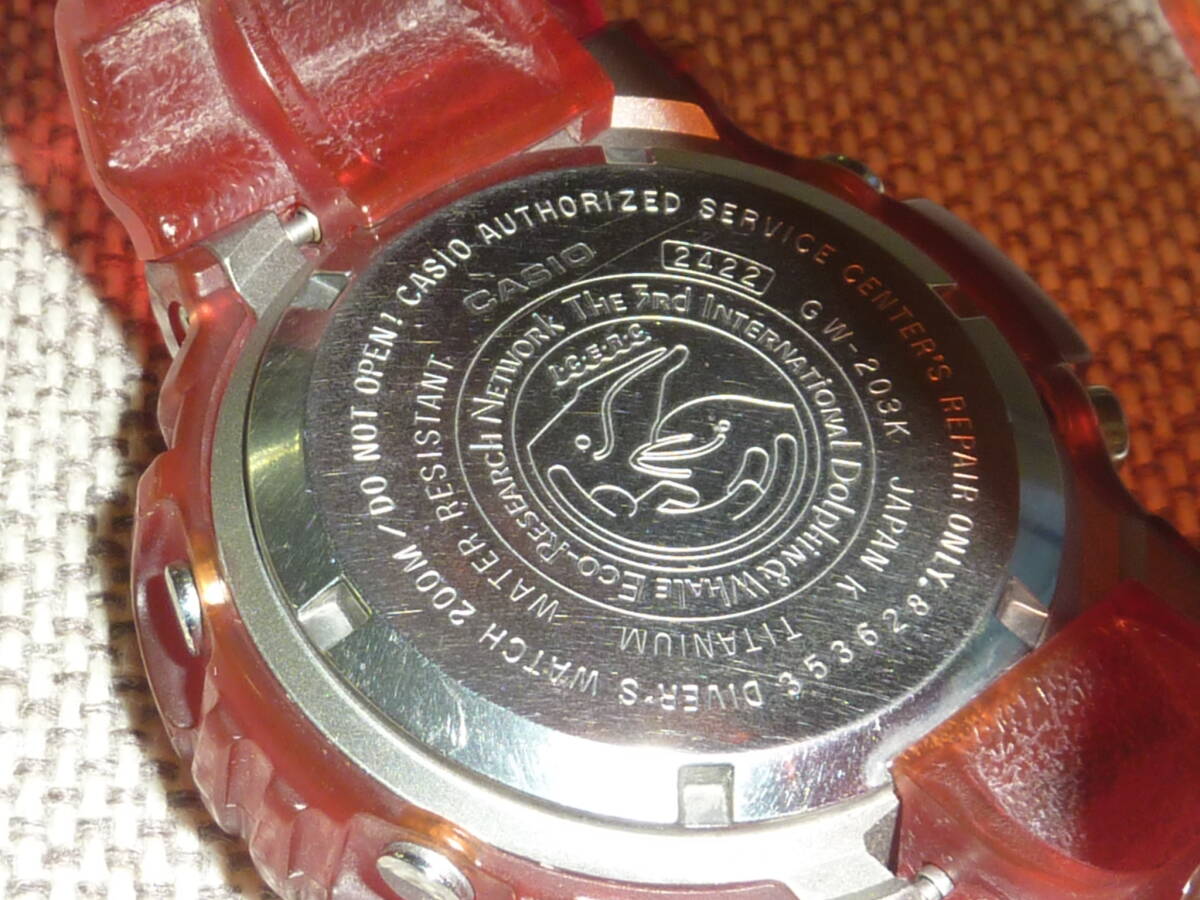 CASIO G-SHOCK 腕時計 FROGMAN GW-203K カシオ フロッグマン レッド_画像5