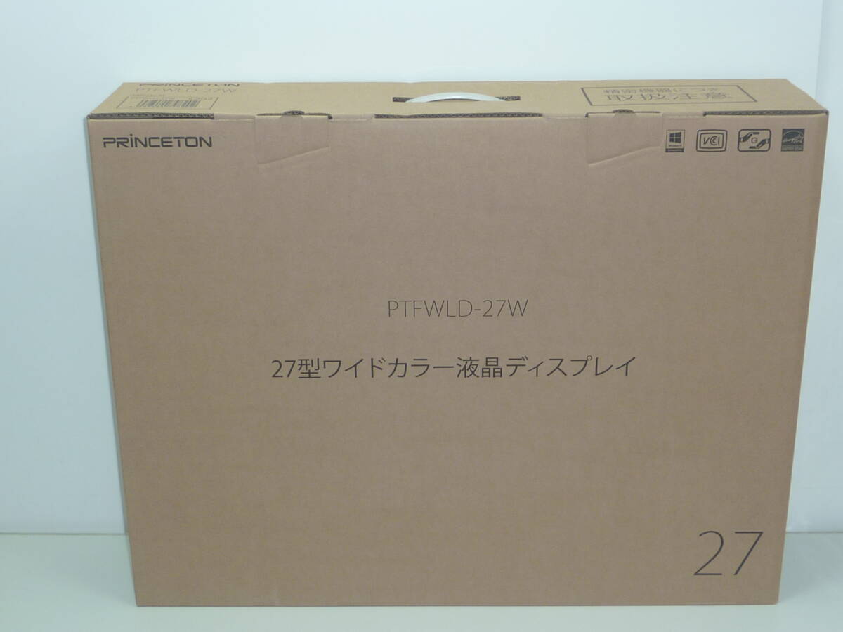 新品 PRINCETON PTFWLD-27W 27型ワイドカラー液晶ディスプレイ プリンストン_画像1