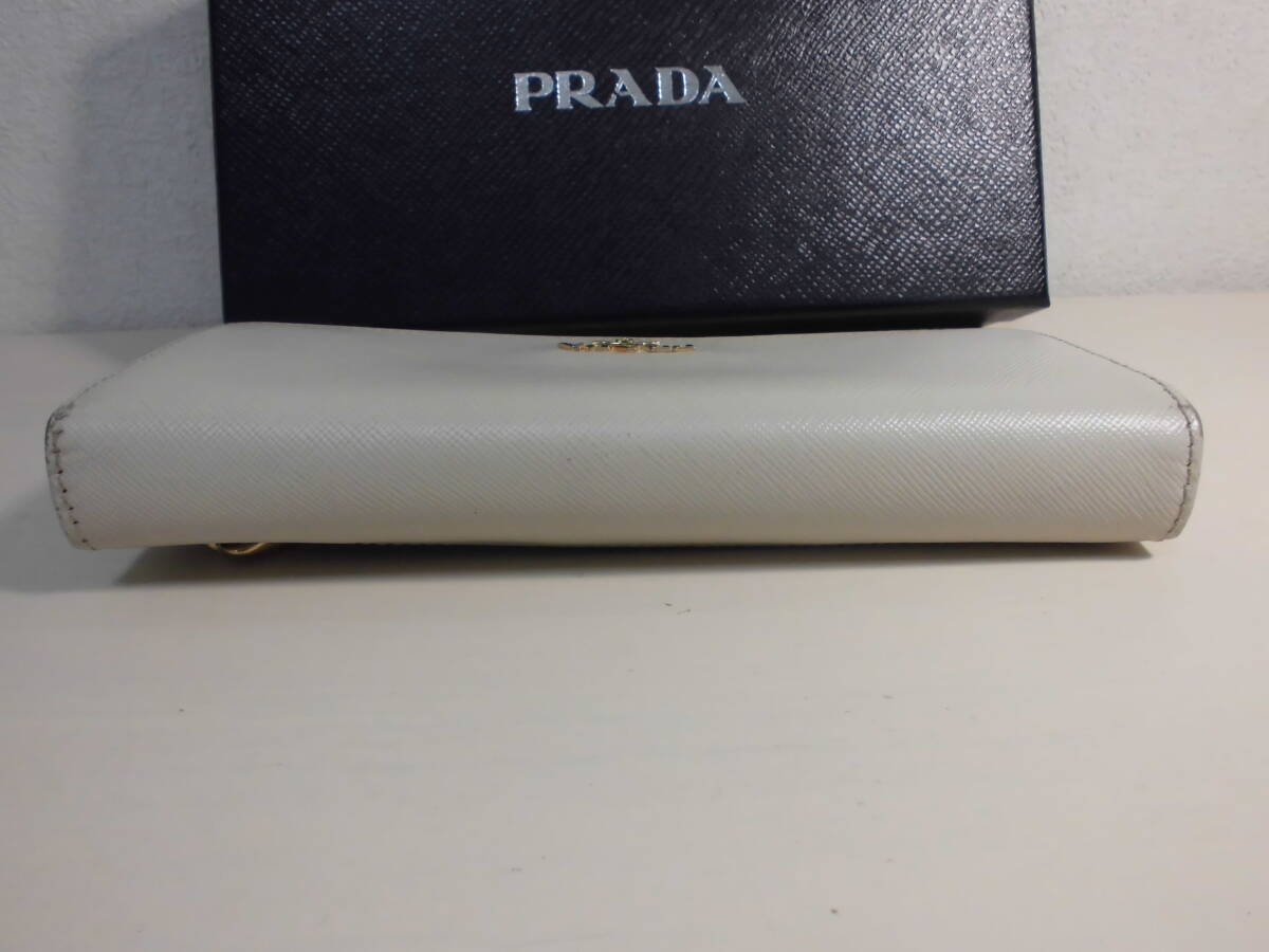 PRADA プラダ Saffiano Metal サフィアーノ メタル 長財布 箱有 ニューヨーク5番街ギャラ付きの画像5