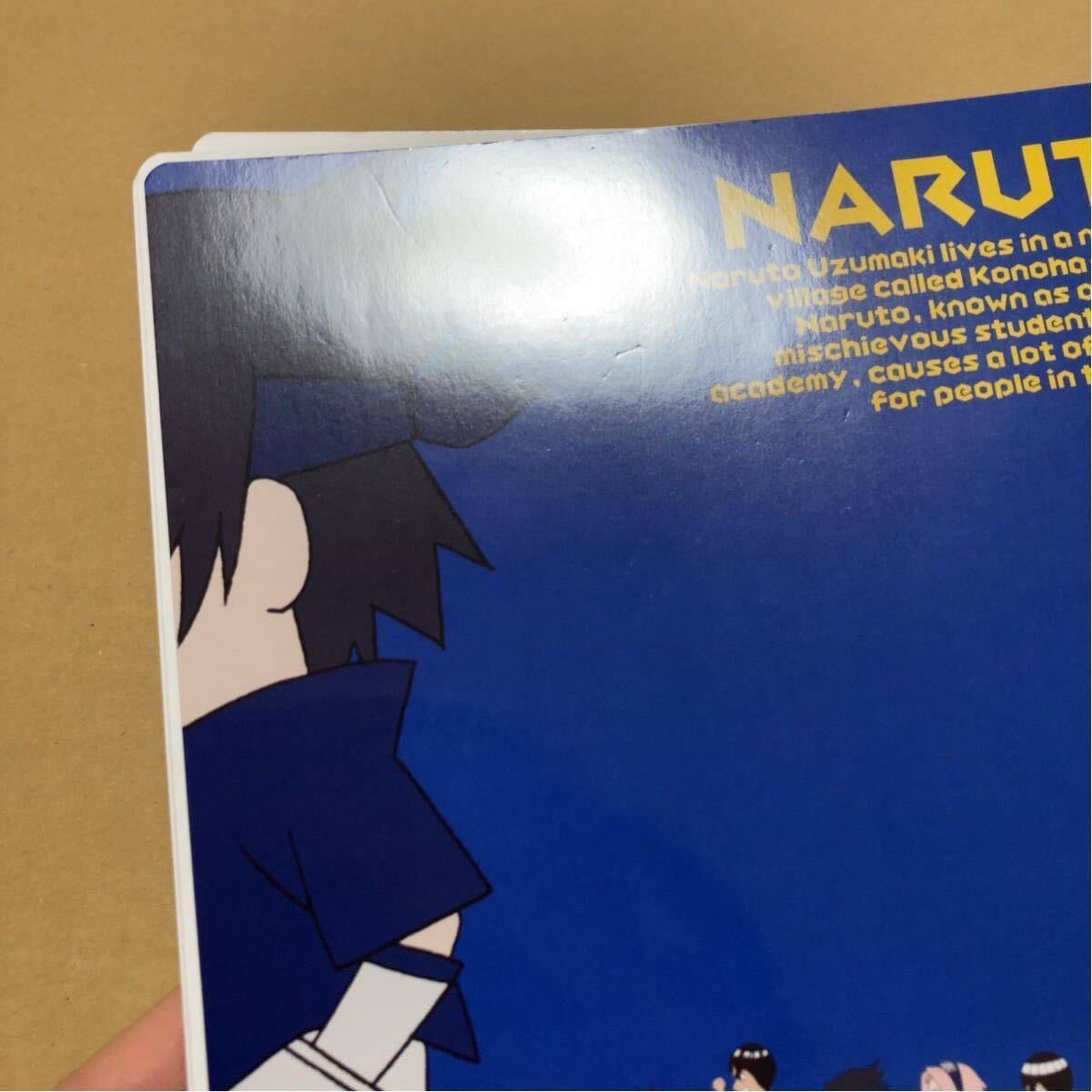 NARUTO ナルト 疾風伝 リングノート メモ帳 SD うちはサスケ 初期グッズ ビバロック アニメガ スタンドメモ 春野サクラ 日向ネジ_画像3