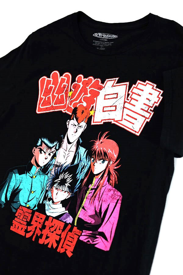 Used 00s YU YU HAKUSHO 幽遊白書 Character Graphic T-Shirt Size M 古着_画像3