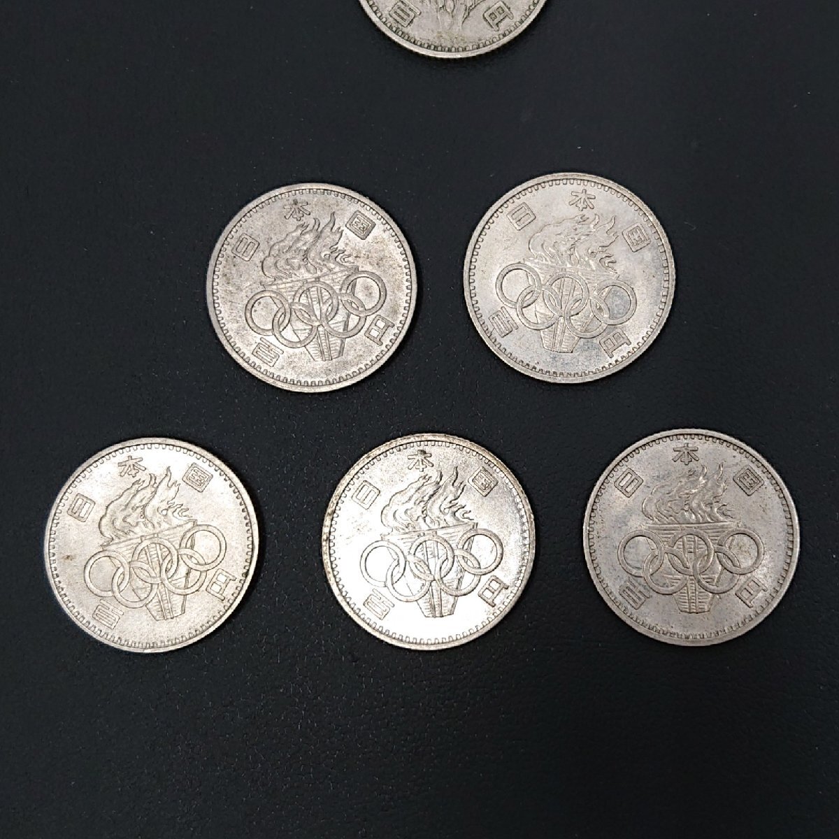 [9304-802S] 100円硬貨 昭和34年 昭和38年 昭和39年 昭和41年 計10枚 【中古】 現状販売 オリンピック記念 稲 銀貨 額面1000円の画像6