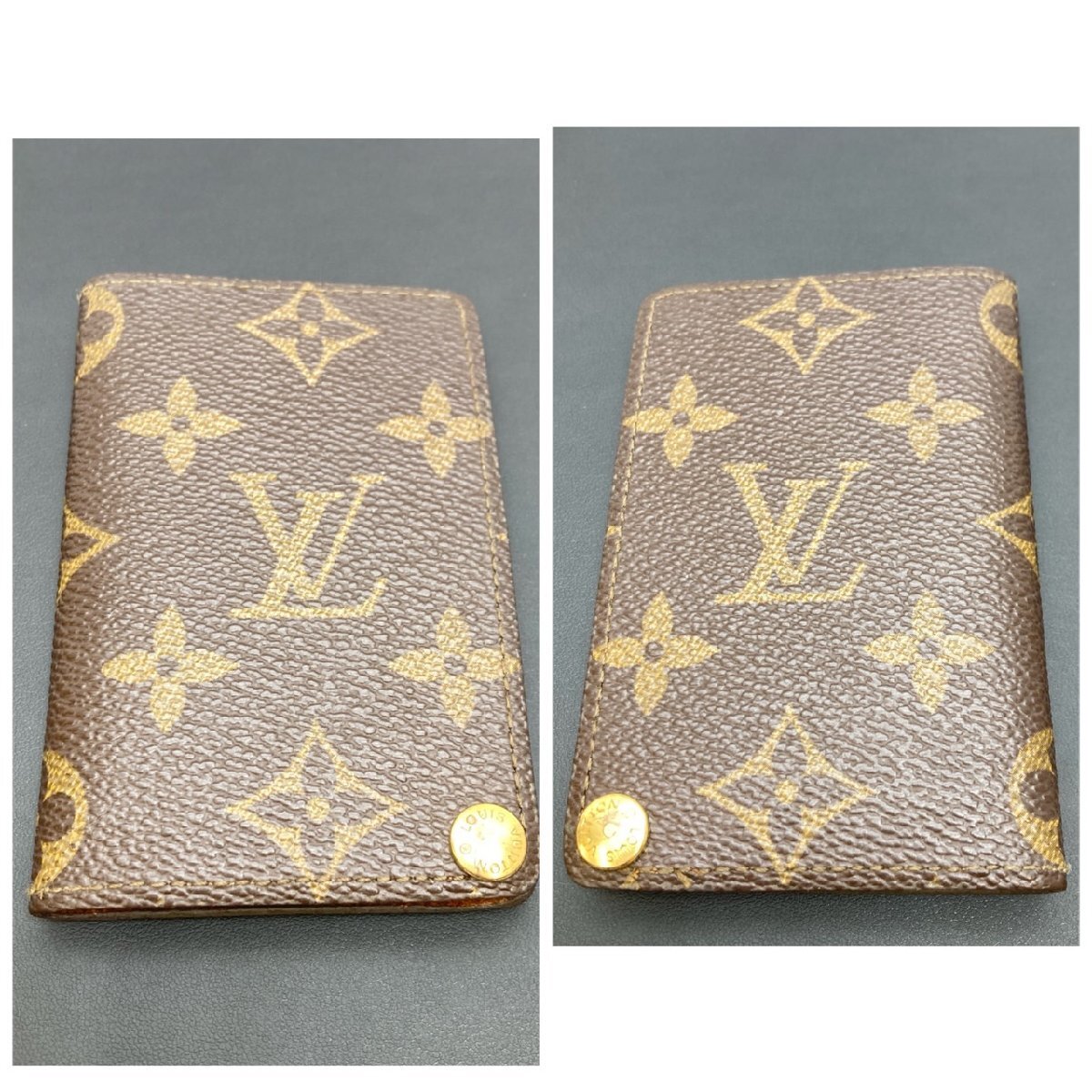 【9304-012】LOUIS VUITTON ルイヴィトン ポルト カルト クレディ プレッシオン M60937 カードケース モノグラム メンズ レディースの画像2