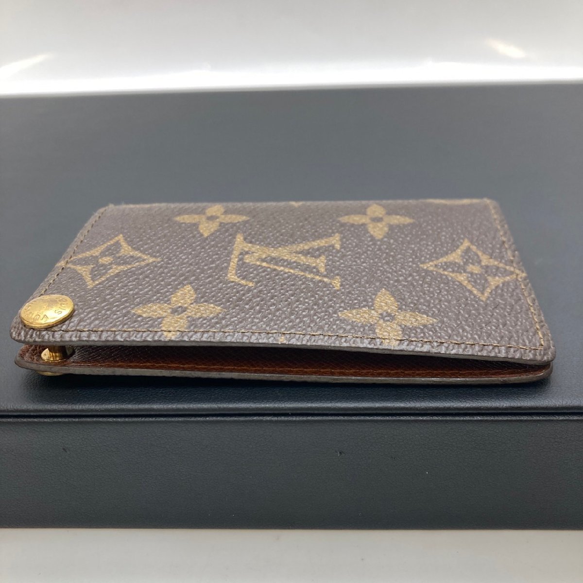 【9304-012】LOUIS VUITTON ルイヴィトン ポルト カルト クレディ プレッシオン M60937 カードケース モノグラム メンズ レディースの画像4