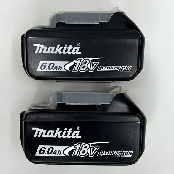 [9304-013] 1 иен старт Makita BL1860B батарея 6.0Ah DC18V Makita аккумулятор б/у [ текущее состояние товар *2 шт. комплект ] электроинструмент рабочее состояние подтверждено 