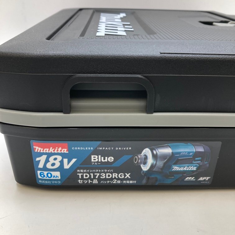 [9304-012] Makita rechargeable impact driver TD173DRGX Makita power tool battery * with charger .[ unused goods ]