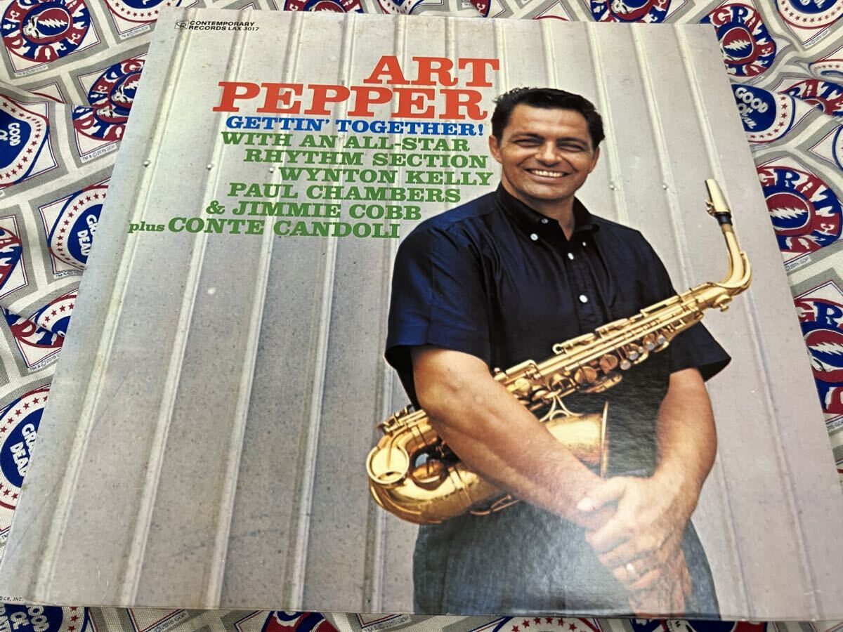 Art Pepper+★中古LP国内盤「アート・ペッパー～ゲッティング・トゥギャザー」 の画像1