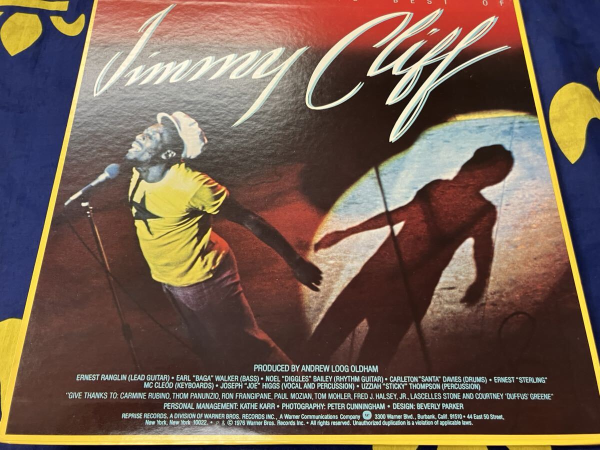 Jimmy Cliff★中古LP国内盤「ジミー・クリフ～ベスト・オブ・ライヴ!」_画像2