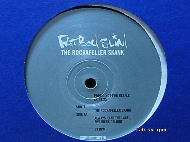 ★☆Fatboy Slim「The Rockafeller Skank」プロモ☆★5点以上で送料無料!!!