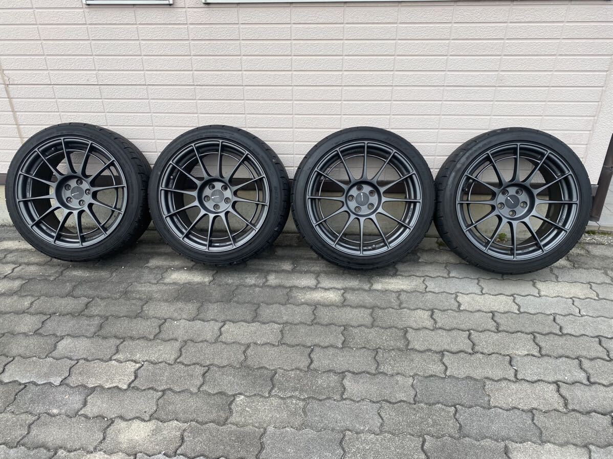 ★エンケイ　★ENKEI Racing ★NT03RR ★235/40Ｒ18★ＰＣＤ100★５穴★ＢＲＺ★ホイールタイヤ4本セット_画像1