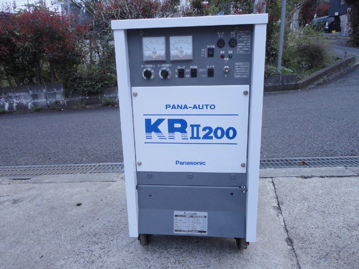 Panasonic/パナソニック YD-200 YD-200KR2 ＣＯ２/ＭＡＧ 半自動溶接機 200A KR200 三相200V　中古_画像2