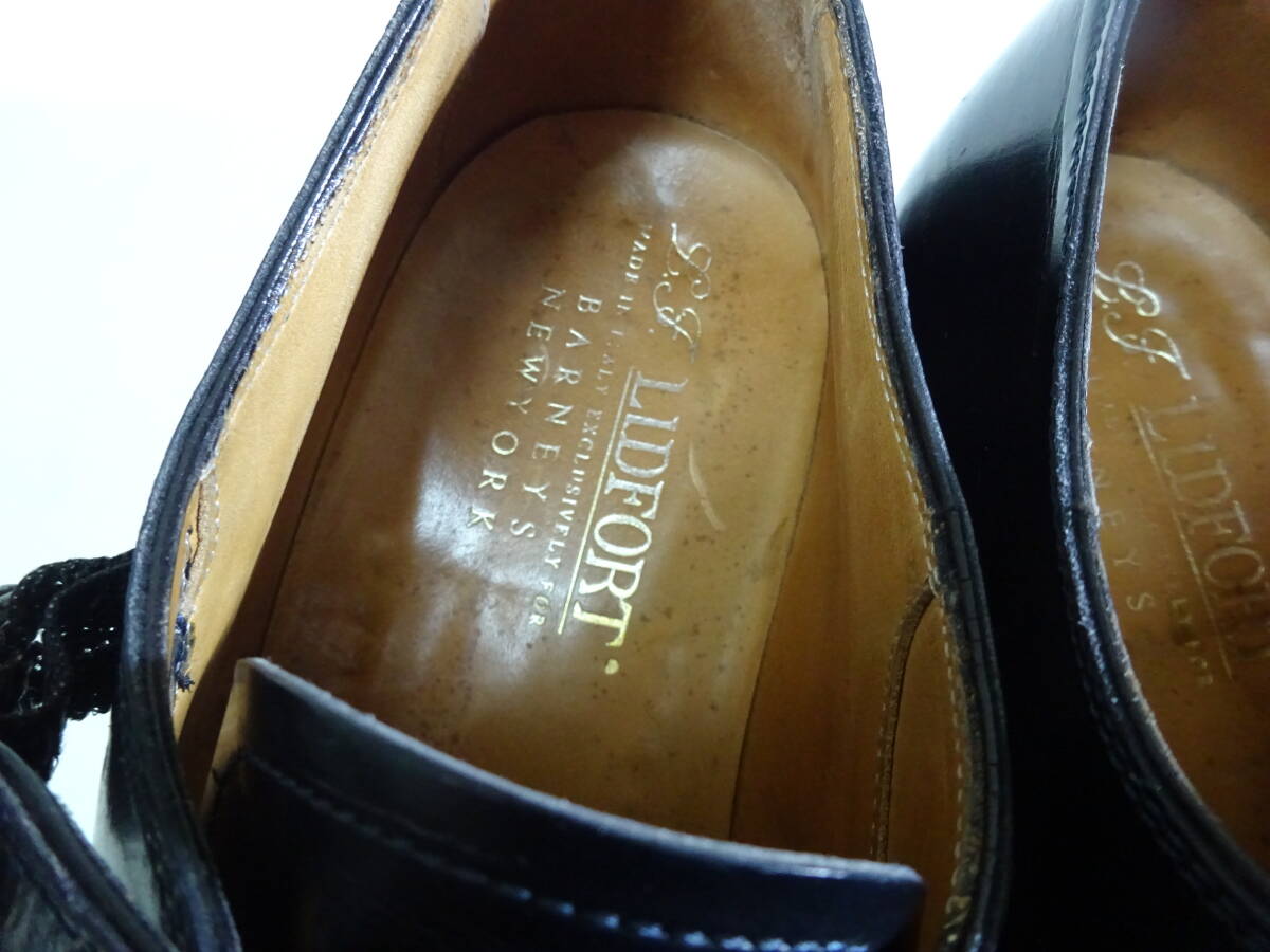 BARNEYS NEWYORK バーニーズニューヨーク メンズ靴 ダブルモンク  サイズ7 日本サイズ25.5cmの画像5
