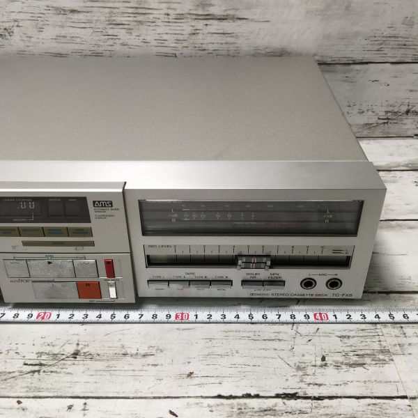 10b27 SONY テープコーダー TC-FX6 動作確認済 ソニー カセットデッキ 再生機器 オーディオ 機材 音楽 1000~の画像3