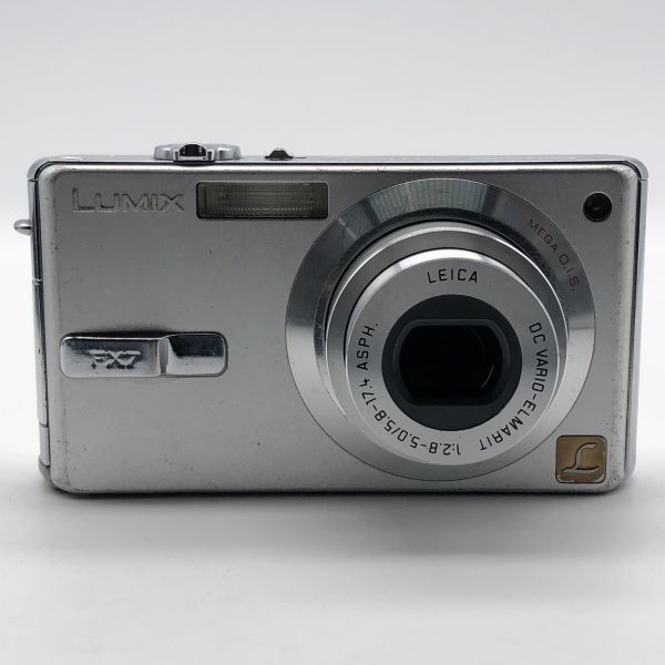 6w72 Panasonic LUMIX DMC-FX7 動作確認済 パナソニック ルミックス LEICA コンパクトデジタルカメラ コンデジ ライカ カメラ 1000~_画像1
