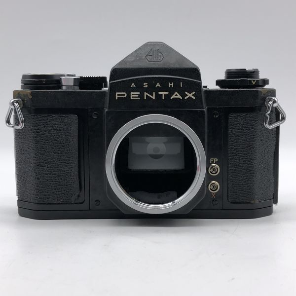 6w138 PENTAX SV ブラックボディ カメラ ペンタックス ASAHI 一眼レフカメラ アサヒ フィルムカメラ 写真 撮影 レトロ 1000~_画像1