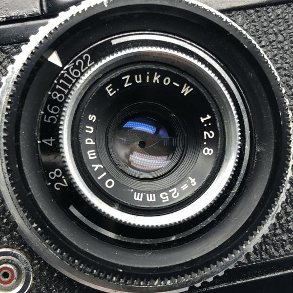 6w35 OLYMPUS-PEN W ブラック コンパクトカメラ フィルムカメラ オリンパス ペン カメラ レンズ 写真 撮影 1000~の画像2