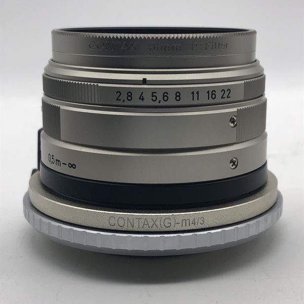 6w89 CONTAX CarlZeiss Biogon 2.8/28 T* 動作確認済 レンズ コンタックス カールツァイス ビオゴン カメラ 写真 撮影 1000~_画像1