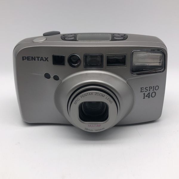 6w17 PENTAX ESPIO 140 シルバー 動作確認済 ペンタックス エスピオ コンパクトカメラ レンズ カメラ フィルムカメラ 1000~_画像1