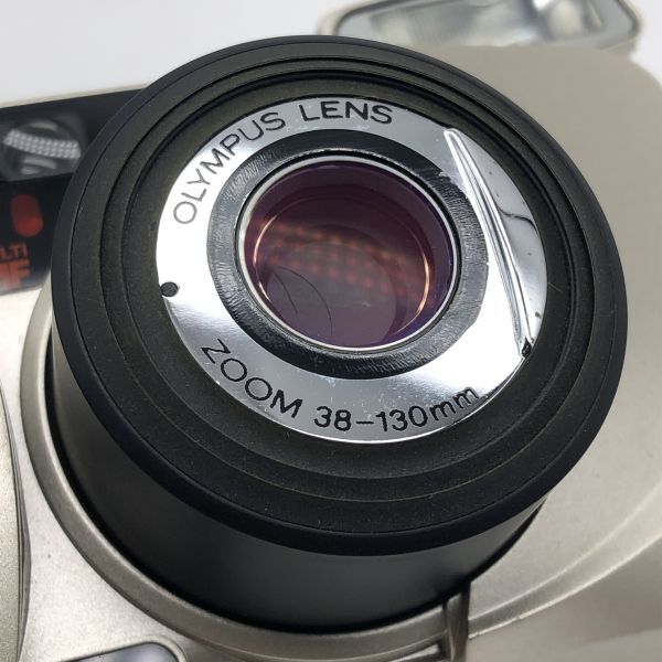 6w39 OLYMPUS μ ZOOM 130 operation verification settled Olympus Mu zoom compact camera film camera lens camera 1000~