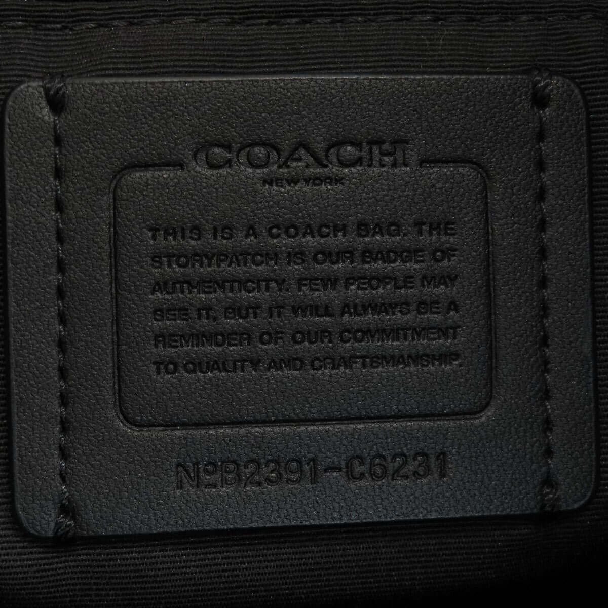 COACH コーチ C6231 ロゴ トートバッグ レザー レディース 中古_画像6