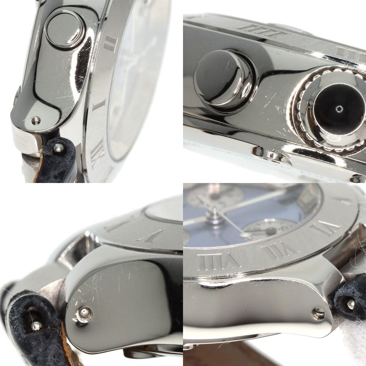 CARTIER カルティエ W1020013 クロノスカフ SM 腕時計 ステンレススチール 革 レディース 中古_画像7