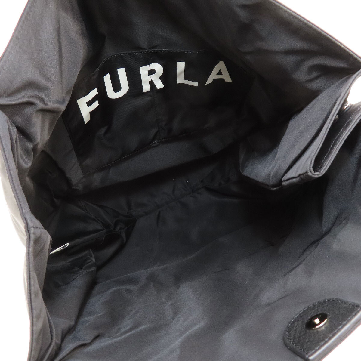 Furla フルラ ロゴ トートバッグ ナイロン素材 レディース 中古_画像5