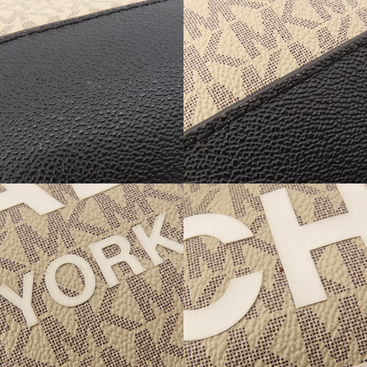 Michael Kors マイケルコース MKシグネチャー トートバッグ レザー レディース 中古_画像8