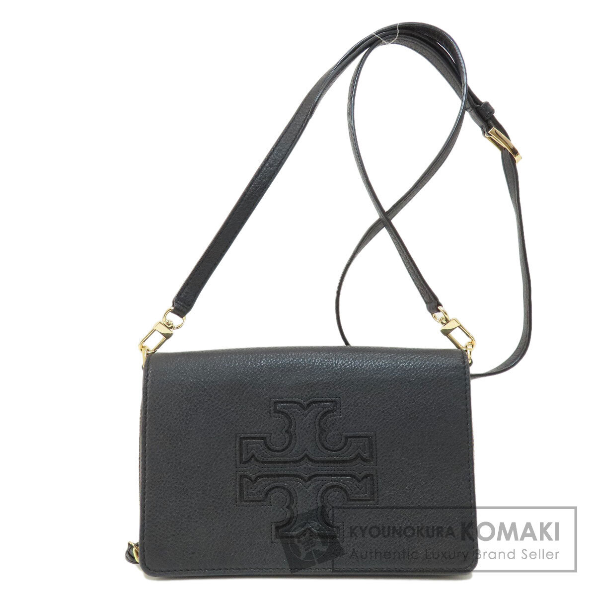 Tory Burch トリーバーチ ショルダーウォレット ショルダーバッグ レザー レディース 中古_画像1