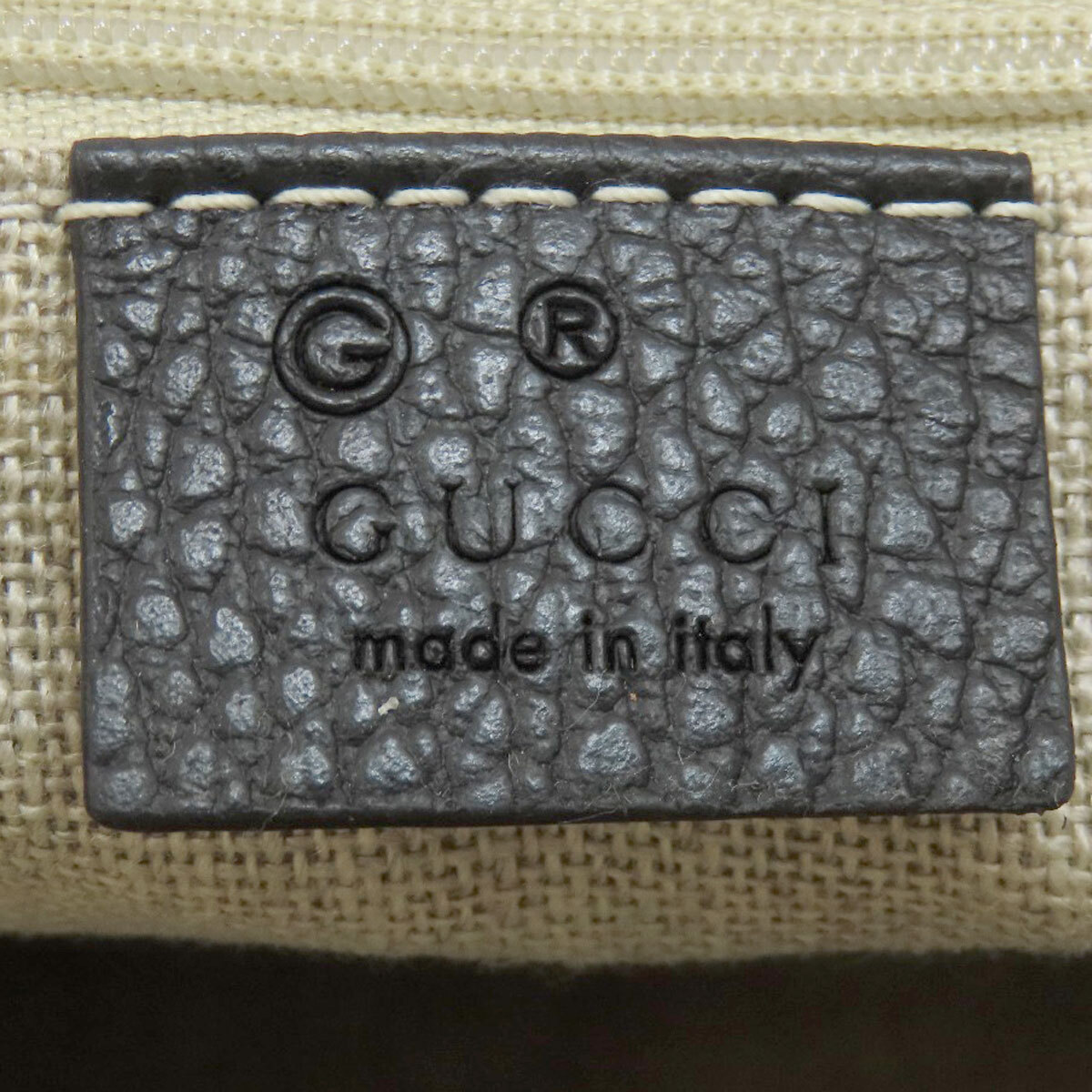 GUCCI グッチ 493075 ロゴ金具 2WAY アウトレット トートバッグ レザー レディース 中古_画像6