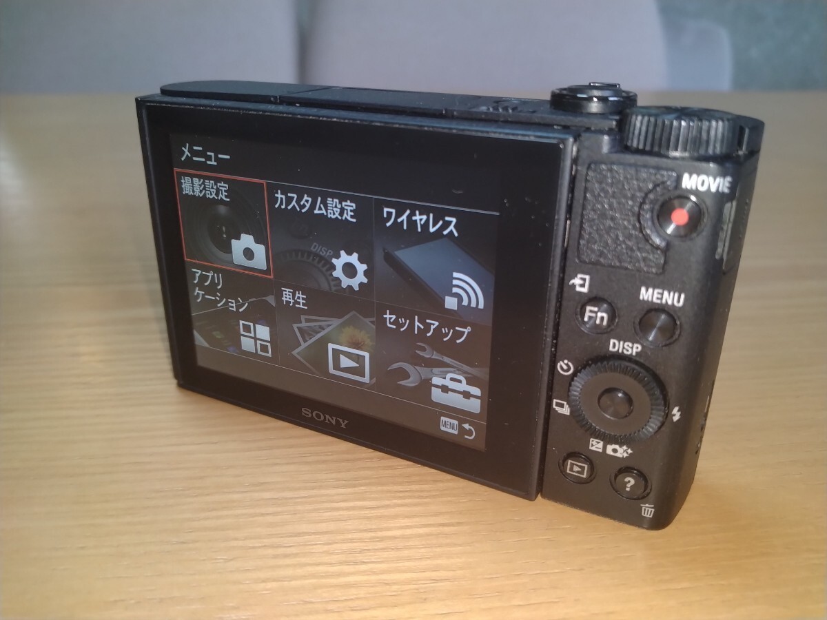 SONY Cyber-shot DSC-WX500 コンパクトデジタルカメラ レザーケース付の画像3